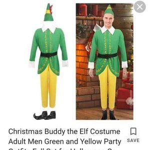 Mens XL elf costume